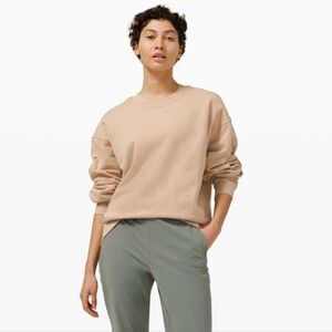 Lululemon - Like New - Perfectly Oversized Crew - Cafe Au Lait size 6